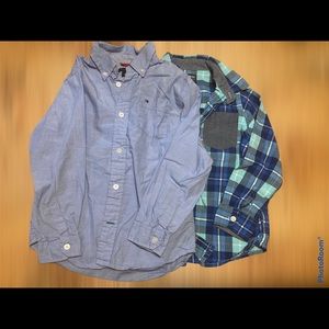 Boys long sleeve button down shirts